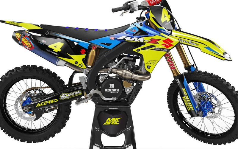 Suzuki RMZ 250 Throttle Style Decals (2007-2009)