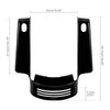 Harley Touring Street Glide FLHX Gloss Black Rear Fender Fascia (2014-2024)