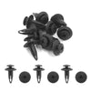Ford 6mm Hole Dia Plastic Car Bumper Push Clips Rivets 10 x