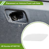 Porsche Panamera 2017-2021 - White Cap Left Washer Nozzle Cover