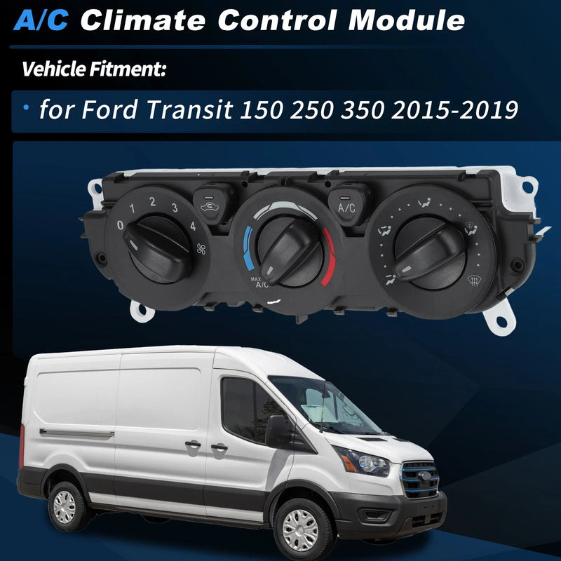 Ford Transit A/C Heater Climate Control Module (2015-2019)
