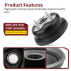 Yamaha Big Bear 350 Rear Wheel Brake Drum (1996–1999)