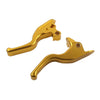 Harley Street Bob FXBB Softail 114 Gold Brake Clutch Levers 5.9" (15-22)