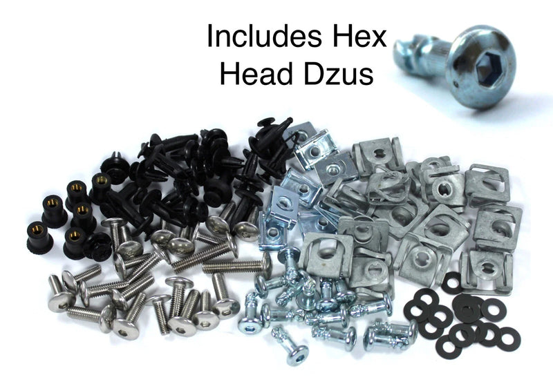 Yamaha R1 Fairing Bolt Hex Dzus Quick Release Stainless (1998–2001)