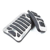 Jaguar XE XF XJ XJL Stainless Steel Brake Gas Pedal Covers