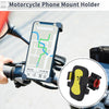 Motorcycle Motorcycle Phone Mount Holder 4.7-7.2 Phones Black Yellow
