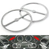 Harley Electra Tri Glide & Street Glide Speaker Trim Ring Covers (2014-2023)