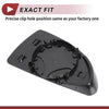 Chevrolet Impala Left Driver Side Mirror Glass Replacement (2006-2013)