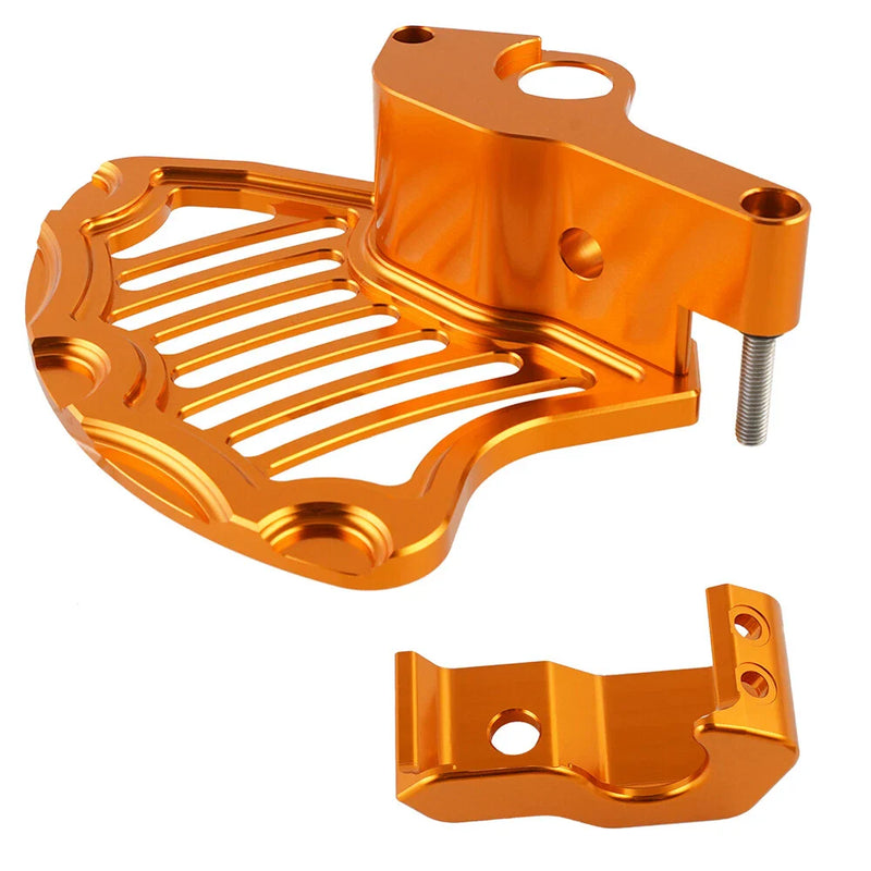 KTM 250 350 450 SXF XCF CNC Fork Shoe Protector & Brake Disc Guard (2003-2014)