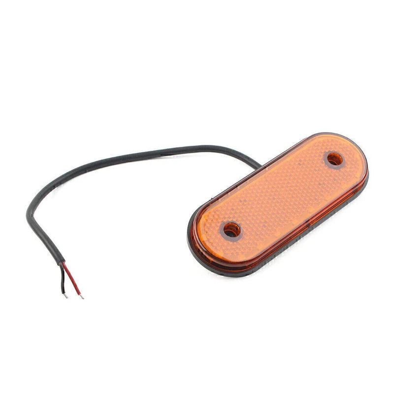 Trailer Truck Van 24V 20 LED Oval Side Marker Light Tail Lamp