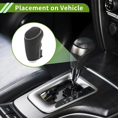 Chevrolet Malibu (2016-2020) Black Beige 1 Pc Gear Shift Knob Cover