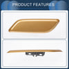 Honda Accord VIII 2011-2013 - Gold Tone Front Left Washer Nozzle Cover
