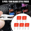 Car Short Circuit Protection 5 Pcs Mini 10AMP APM/ATM Blade Fuses