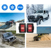Jeep Wrangler JK Smoked Black LED Tail Lights (2007-2017)