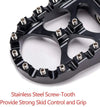 Harley Sportster Touring Softail Dyna Black Foot Pegs