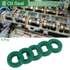 All Oil Seal 5 Pcs Rotary Shaft Seal TPU 12x22x5mm High Pressure Green