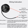 Car with Yellow Angel Eyes 3.5" COB LED Fog Light Projector (2010-2023)