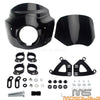 Harley Motorcycle Front Headlight Fairing w/ Extension Blocks