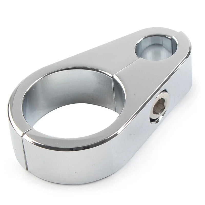 Harley-Davidson Motorcycle Chrome 1" Brake Clutch Cable Clamp