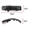 Ford Edge Smoked Lens Dynamic LED Side Mirror Turn Signal Light (2015-2023)
