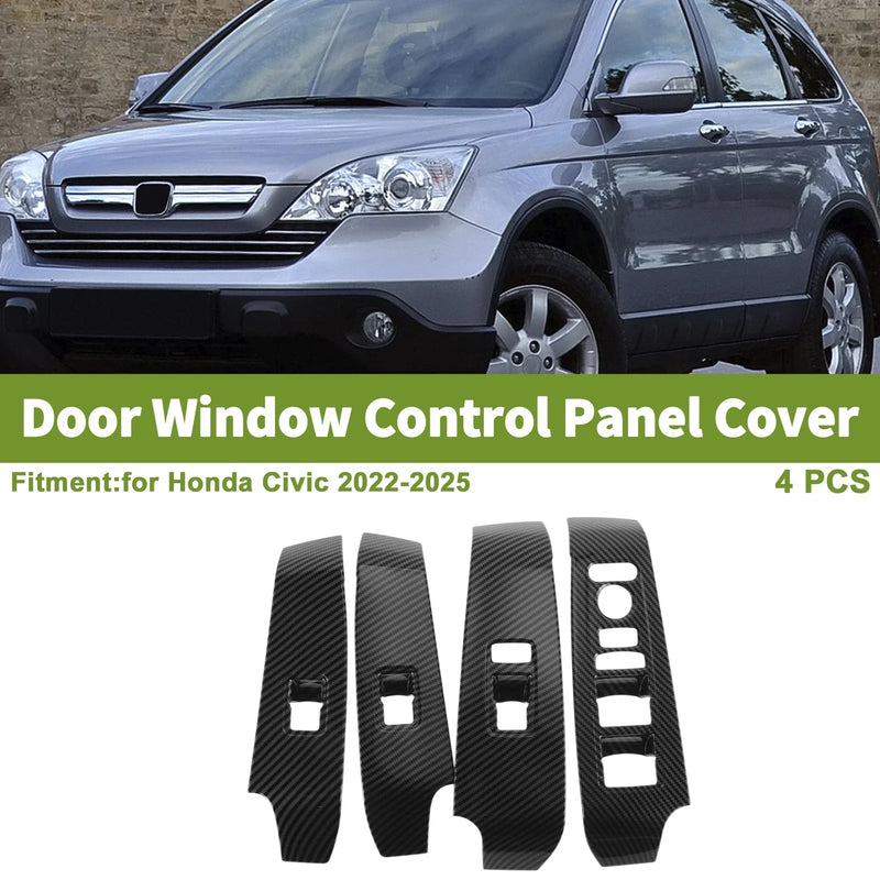 Honda Civic 4 Pcs Window Switch Bezel Covers (2022-2025)