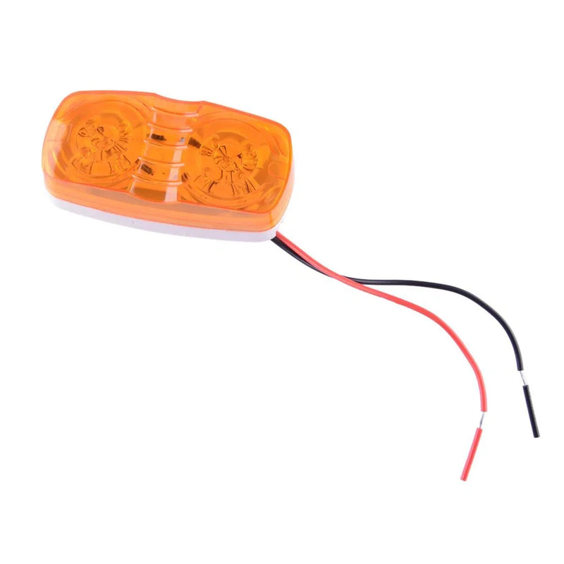 Trailer Truck RV 5x Amber LED Side Marker Lights
