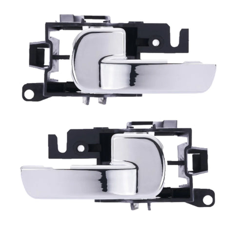 Nissan Navara D40 Frontier Left & Right Inner Door Handle Chrome (2005–2018)
