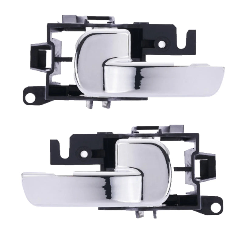 Nissan Navara D40 Frontier Left & Right Inner Door Handle Chrome (2005–2018)