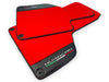 Lamborghini Huracan (2014-2023) - Carbon Fiber Leather Red Floor Mats