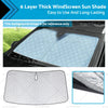 Toyota Prado 6 Layer Thick WindScreen Sun Shade (2024-2025)