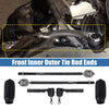 Dodge Grand Caravan 6pcs Front Inner Outer Tie Rod Ends (2008-2020)