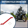 Motorcycle Handlebar Red Motorcycle Cross Bar / 34cm / Mirror Mount