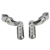 Harley Electra Street Glide 1 1/4" Highway Bar Short Angled Footpegs (2007-2023)