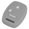 Honda Civic CR-V Pilot Gray 3 Button Key Shell Cover Protector (2006-2021)