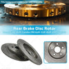 Toyota Corolla ZRE152R ZRE172R ZRE182R Rear Brake Disc Rotor (07-18)