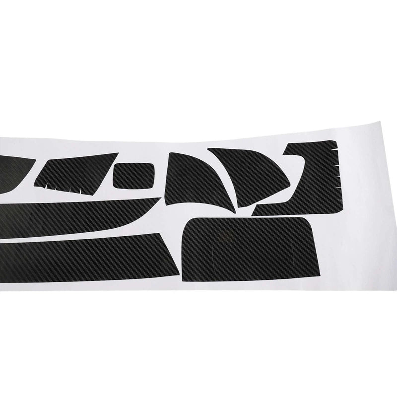 BMW X5 3D Carbon Fiber Pattern Interior DIY Trim Decals (2007–2013)