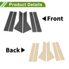 Chevy Captiva (2019-2024) Carbon Pattern Black 6 Pcs Window Trim