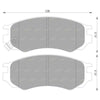 Nissan NX NXR B13 Front Disc Brake Pad Set 2.0L (1991-1995)
