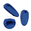 BMW S1000RR M1000RR Blue Rearview Mirror Block Off Base Plates Cover (20-23)