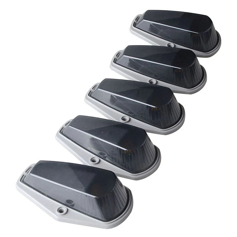 Ford F-150 5 x White Light Roof Cab Marker Clearance Covers (1980-1997)