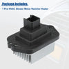 Mazda 6 (2006-2007) Black Silver Tone Blower Motor Resistor