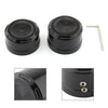 Harley Softail (2018-2023) Black Rear Axle Bolt Nut Cap Covers