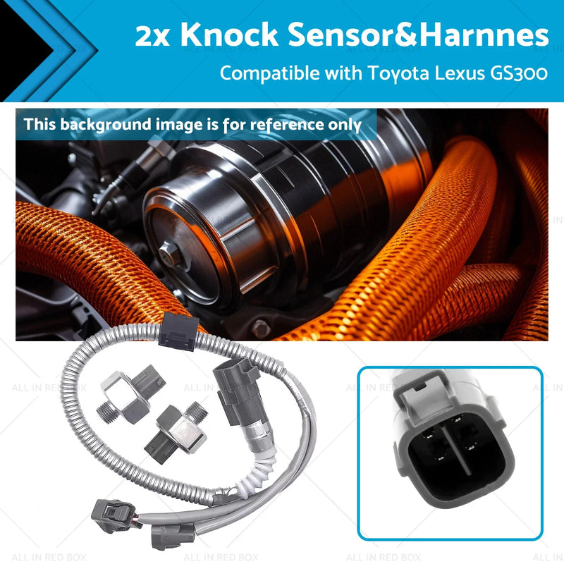 Toyota Lexus GS300 3.0L 4Runner Knock Sensors & Harness (1998-2005)