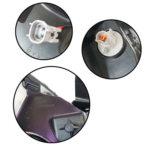 Mazda BT-50 2012-2019 TYC Right Sport Black Headlight (Socket Included)