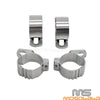 Harley Dyna Motorcycle Quarter Headlight Fairing 35-45mm Fork Mount Clamps (2006-2023)