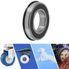 Deep Groove Ball Bearings 55x100x21mm Silver Tone Black