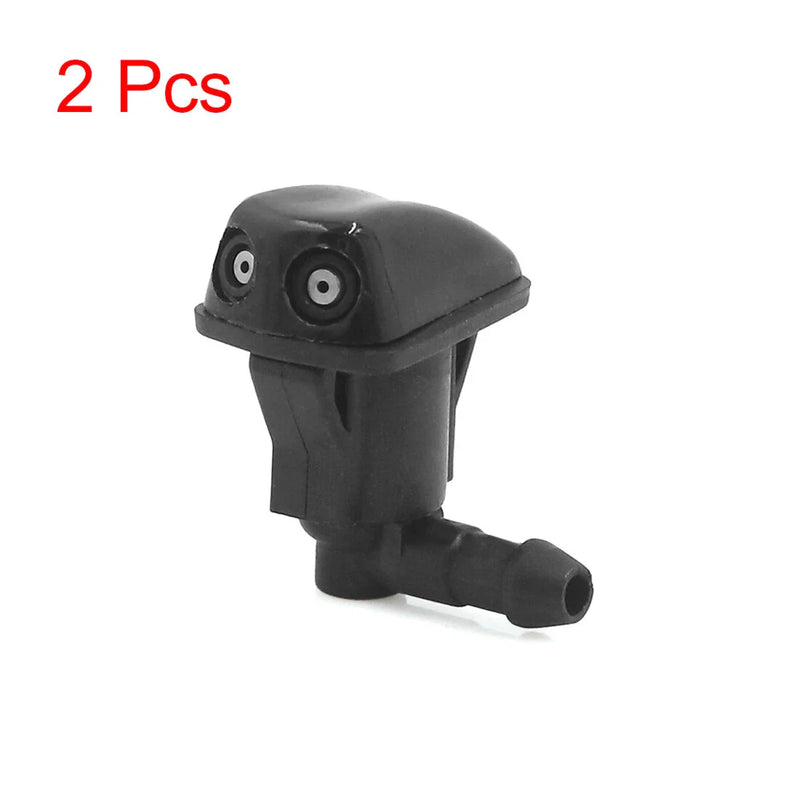 Toyota Black Plastic Dual Hole Windshield Washer Nozzles