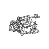 CHEV Rochester Quadrajet CHEV Pollution Top Cover Gasket