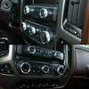 Chevrolet Silverado 8x Central Control Switch Knob Trim (2014-2018)