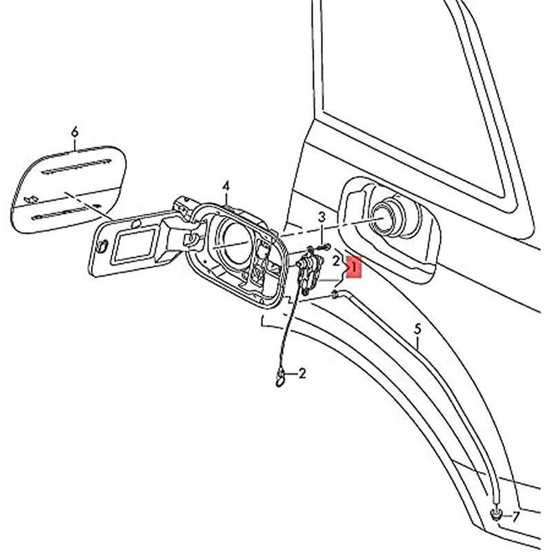 Audi A1 / A3 / A4 Fuel Filler Flap (2011–2020)